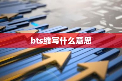 bts缩写什么意思