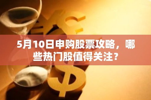 5月10日申购股票攻略，哪些热门股值得关注？