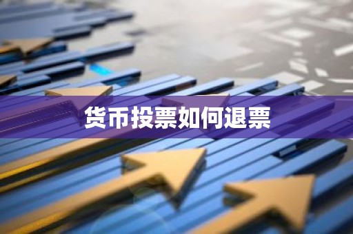 货币投票如何退票