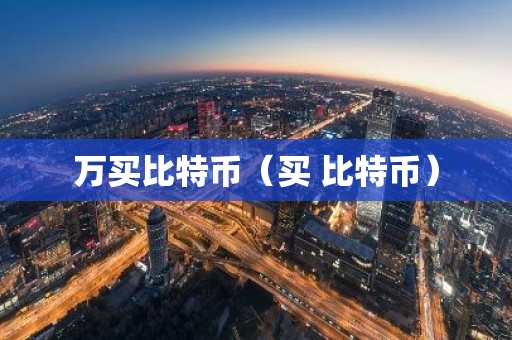万买比特币（买 比特币）