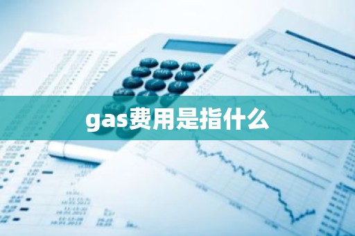 gas费用是指什么