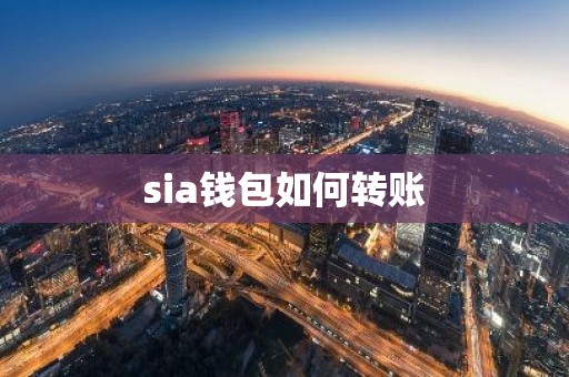 sia钱包如何转账
