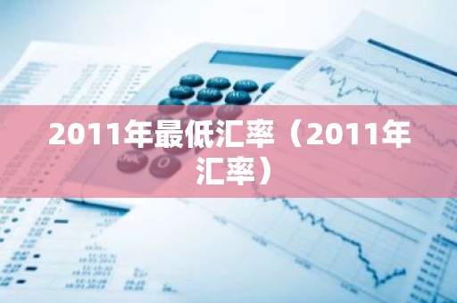 2011年最低汇率（2011年 汇率）