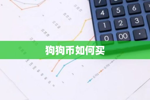 狗狗币如何买