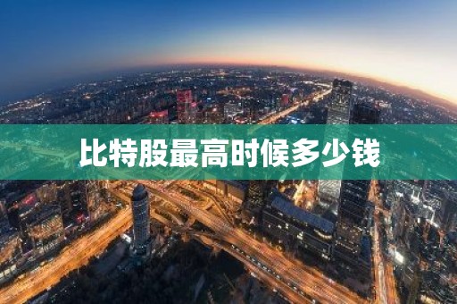 比特股最高时候多少钱