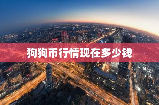 狗狗币行情现在多少钱