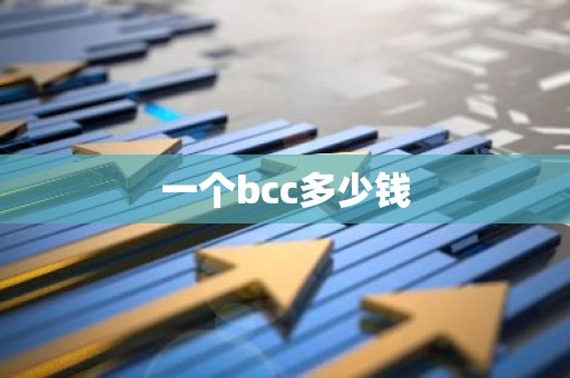 一个bcc多少钱
