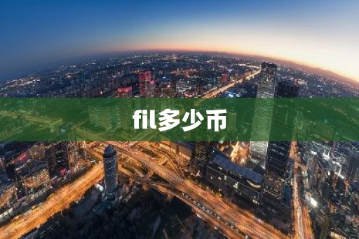 fil多少币