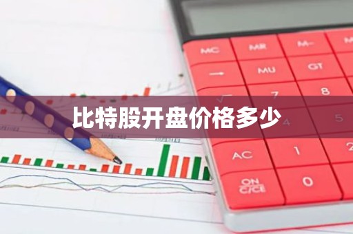 比特股开盘价格多少