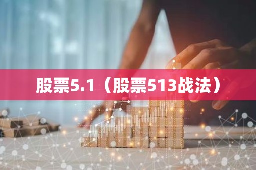 股票5.1（股票513战法）