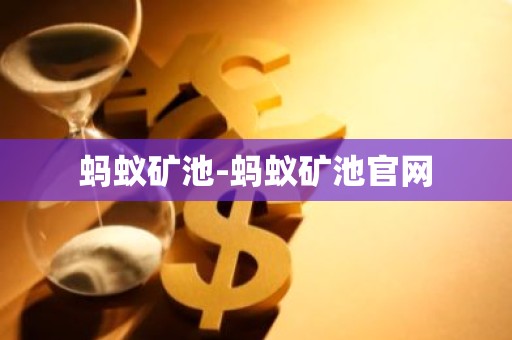 蚂蚁矿池-蚂蚁矿池官网