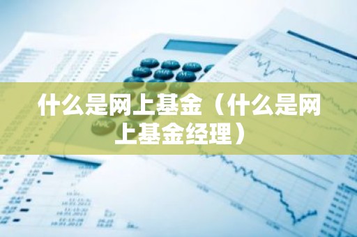 什么是网上基金（什么是网上基金经理）