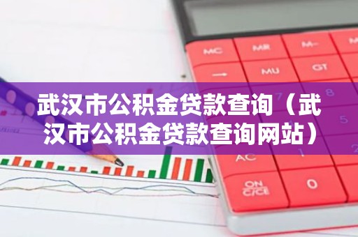 武汉市公积金贷款查询（武汉市公积金贷款查询网站）