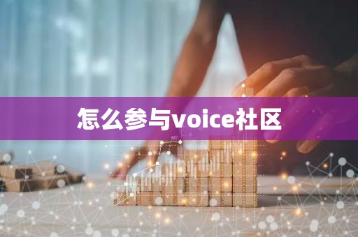 怎么参与voice社区