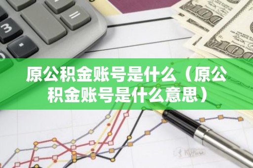 原公积金账号是什么（原公积金账号是什么意思）