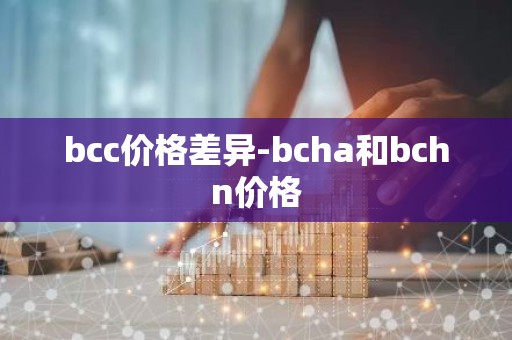 bcc价格差异-bcha和bchn价格