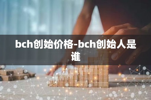 bch创始价格-bch创始人是谁