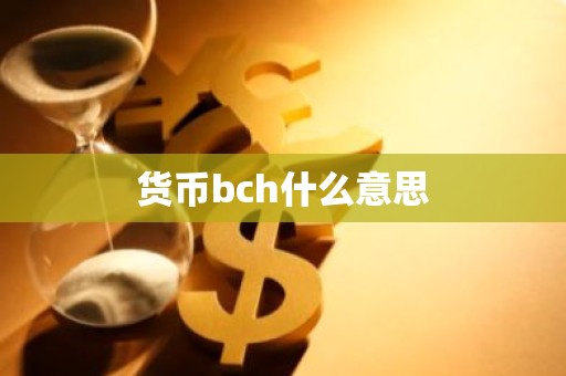 货币bch什么意思