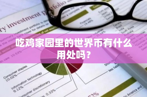 吃鸡家园里的世界币有什么用处吗？