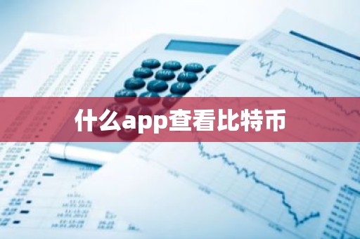 什么app查看比特币