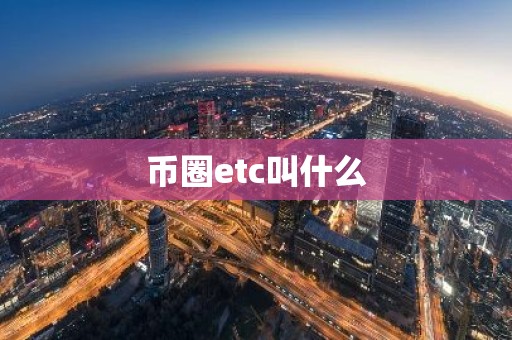 币圈etc叫什么