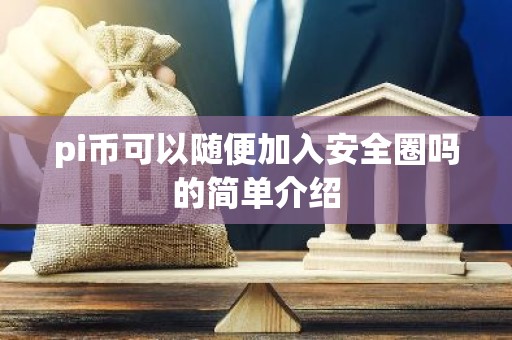 pi币可以随便加入安全圈吗的简单介绍