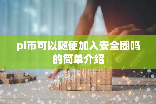 pi币可以随便加入安全圈吗的简单介绍
