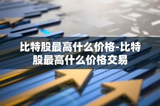 比特股最高什么价格-比特股最高什么价格交易