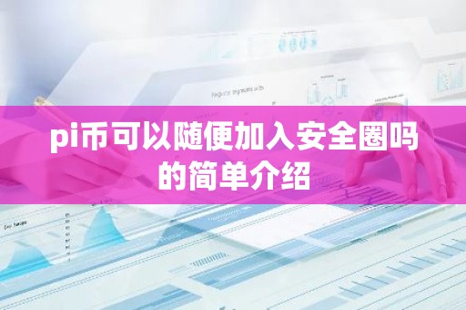 pi币可以随便加入安全圈吗的简单介绍