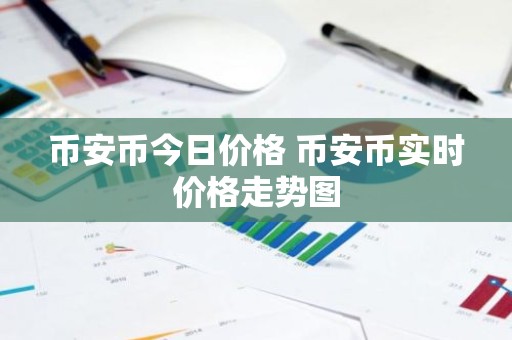 币安币今日价格 币安币实时价格走势图