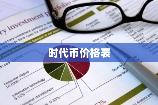 时代币价格表