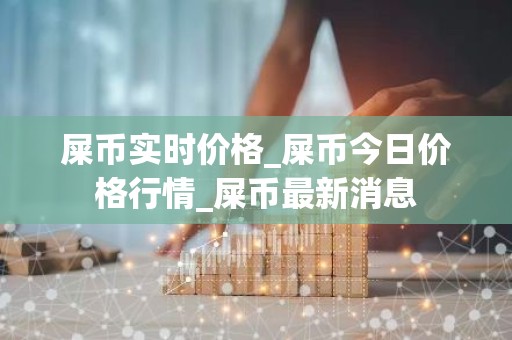 屎币实时价格_屎币今日价格行情_屎币最新消息