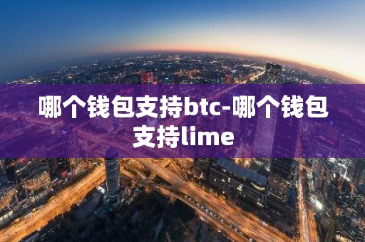 哪个钱包支持btc-哪个钱包支持lime