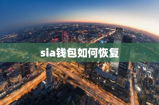 sia钱包如何恢复