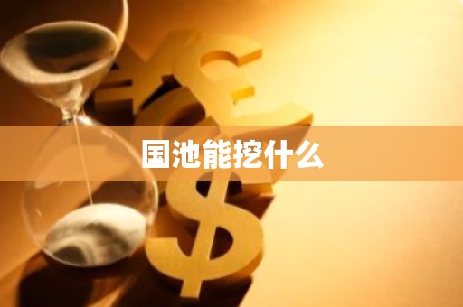 国池能挖什么