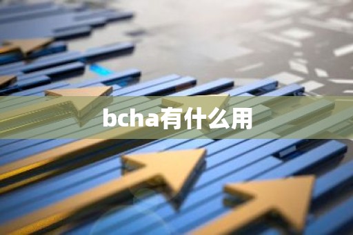 bcha有什么用