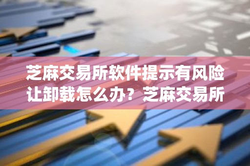 芝麻交易所软件提示有风险让卸载怎么办？芝麻交易所app是什么软件？