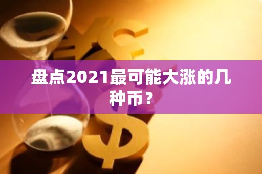 盘点2021最可能大涨的几种币？