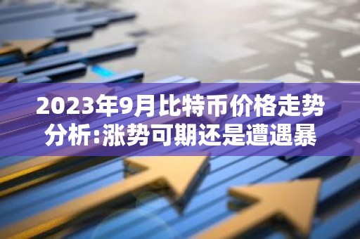 2023年9月比特币价格走势分析:涨势可期还是遭遇暴跌?