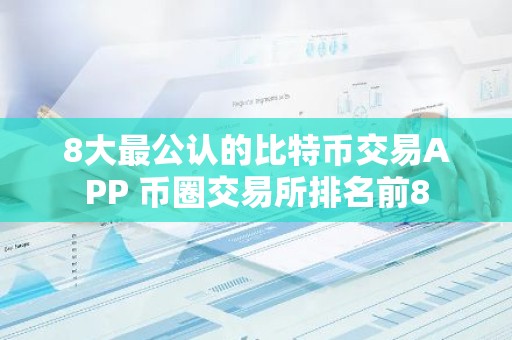 8大最公认的比特币交易APP 币圈交易所排名前8
