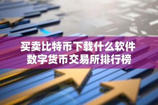 买卖比特币下载什么软件 数字货币交易所排行榜
