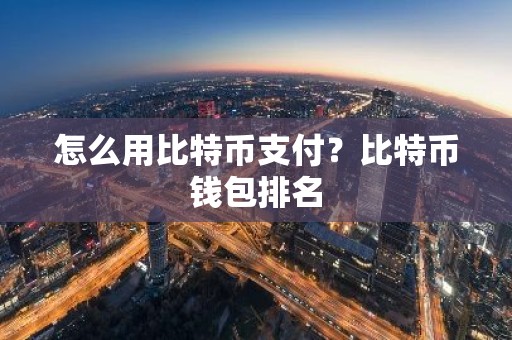 怎么用比特币支付？比特币钱包排名