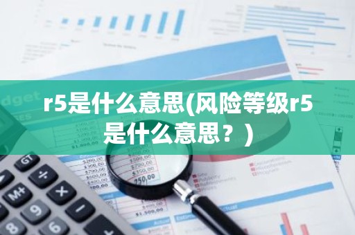 r5是什么意思(风险等级r5是什么意思？)