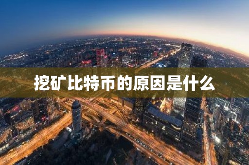 挖矿比特币的原因是什么