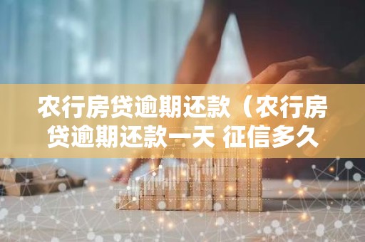 农行房贷逾期还款（农行房贷逾期还款一天 征信多久会消掉）