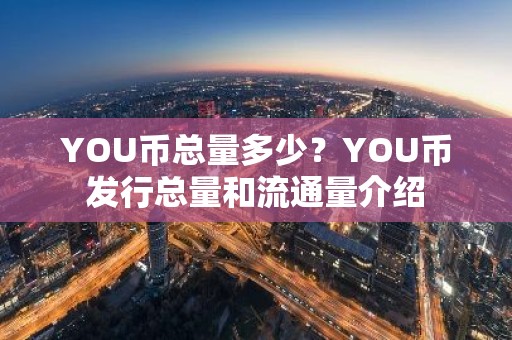 YOU币总量多少？YOU币发行总量和流通量介绍
