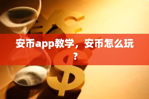 安币app教学，安币怎么玩？