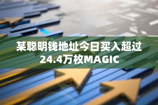 某聪明钱地址今日买入超过24.4万枚MAGIC