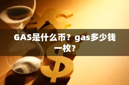 GAS是什么币？gas多少钱一枚？