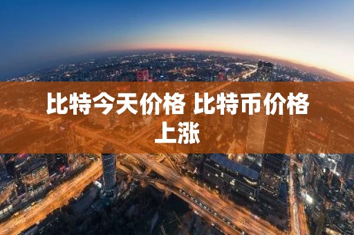 比特今天价格 比特币价格上涨
